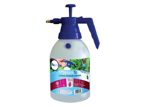 This Flopro Pressure Sprayer works with a simple pump action and trigger. Its brass nozzle adjusts from jet to spray. Suitable for both indoor and outdoor use. Use to spray water, plant feed and weedkillers, as well as other treatments.Specification:Capacity: 2 litre