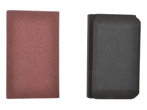 Flexovit Hook & Loop Sanding Block Kit contains an assortment of aluminium oxide sheets and a sanding block. These blocks are very comfortable to use and feature a hook & loop backing system to allow for quick and easy sheet changing.Contains: 1 Sanding Block and 3 Sheets 70 x 125mm.Grade: 1 x Coarse 50G, 1 x Medium 80G and 1 x Fine 120G.