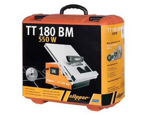 Flexovit TT180BM Water Cooled Pro Tile Cutter in Carry Case 550W 240V