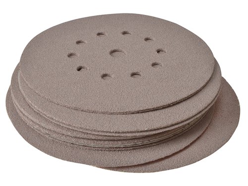 These round Flex sanding papers are ideal for grinding joint filler in drywall construction. When fitted on to a sander, they are ideal for processing large surfaces on walls and ceilings. The sheets are punched to enable dust extraction.They have Hook & Loop backing and are suitable for the following Flex models:GE 5 / GE 5 RGSE 5RWSE 7 Vario SetWSE 7 Vario PlusWST 700VVWST 700VV Plus.The FLX370924 Sanding Papers have the following specifications:Grit size: P40Grit type: Coarse.Diameter: 225mm.Pack size: 25.