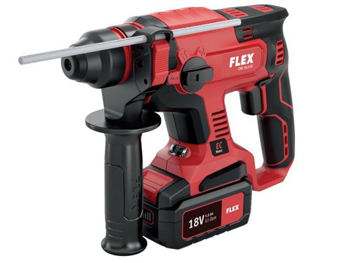 FLX CHE 18.0-EC/5.0 SDS Brushless Rotary Hammer 18V 2 x 5.0Ah Li-ion