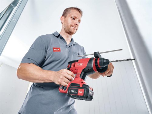 FLX CHE 18.0-EC/5.0 SDS Brushless Rotary Hammer 18V 2 x 5.0Ah Li-ion