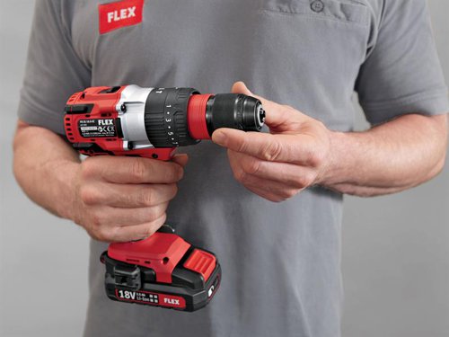 FLX PD 2G 18.0-EC/2.5 Brushless 2-Speed Impact Drill 18V 2 x 2.5Ah Li-ion