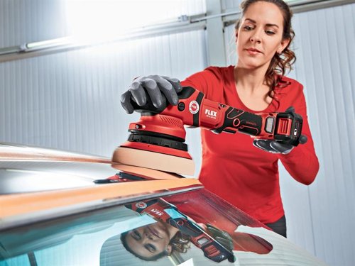 FLX XFE 15 150 18.0-EC/5.0 Cordless Orbital Polisher Set