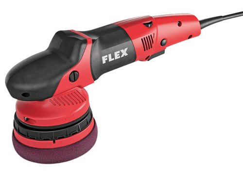 The Flex Power Tools XCE 10-8 125 Random Orbital Polisher is ideal for tackling the most common surface problems through to finishing without creating any holograms. With an 8mm polishing stroke and a positive-action drive that provides high abrasive power without creating any holograms. A counterweight enables smoother operation. Low heat generation on the surface makes it ideal for temperature-sensitive paints.The design incorporates a flat gear head that reduces distance to the surface, this enables safe operation in any position. Fitted with an ergonomically shaped SoftGrip, allowing the machine to be controlled with precision and always comfortable yet secure to hold.Specifications:Input Power: 1,010W.Oscillating Speed: 2,900-8,600/min.Oscillating Diameter: 8mm.Base Plate: 125mm.Cable Length: 4m.Weight: 2.6kg.
