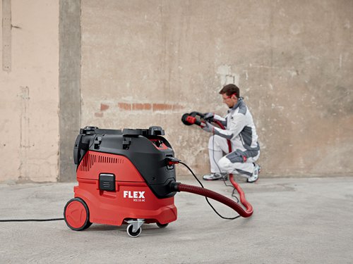 Flex Power Tools VCE 33 M AC Vacuum Cleaner M-Class with Power Take Off 1400W 110V