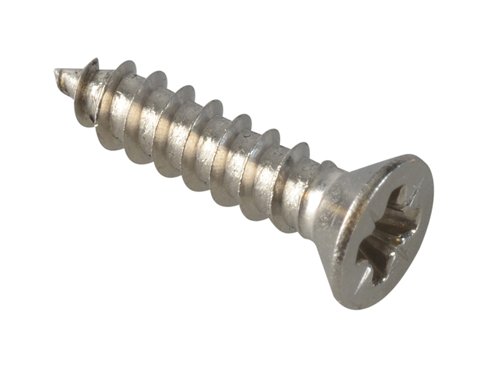 ForgeFix Self-Tapping Screw Pozi Compatible CSK A2 SS 1/2in x 4 ForgePack 60