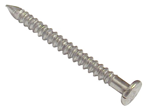 These Forgefix Annular Ring Shank Nails are ideal for where strength and holding power are of primary importance. The rings on the shank of the nail are sloped in a conical shape to ensure clean insertion but are then extremely difficult to release. They are suitable for both softwood and hardwood.The nails have a 'Bright' finish, which is simply the basic raw mild steel material, without any coating or finish.APPLICATION:Used where permanent holding is preferred such as flooring applications.Annular Ring Shank Nail Bright 25mm Bag Weight 500g