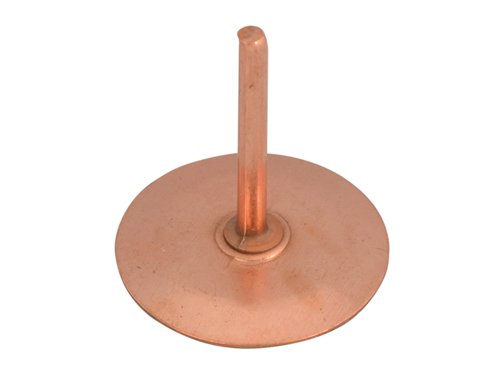 ForgeFix Copper Disc Rivets are most commonly used for fixing fibre cement roof slates.Specification:Size: 20 x 20 x 1.5mmPack Quantity: 100