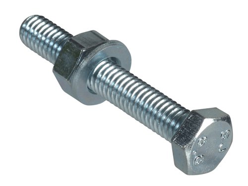 FORFPHBN640 ForgeFix High Tensile Set Screw ZP M6 x 40mm Forge Pack 8