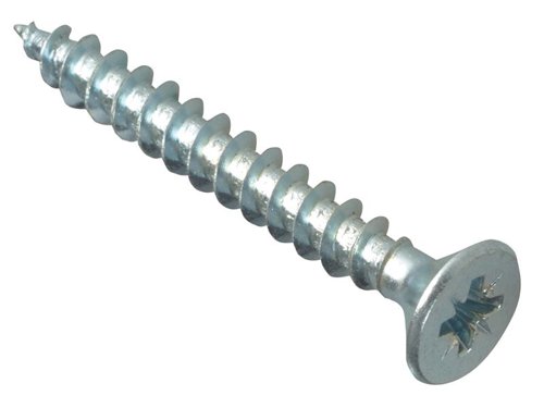 ForgeFix Multi-Purpose Pozi Compatible Screw CSK ST ZP 5 x 40mm Box 200