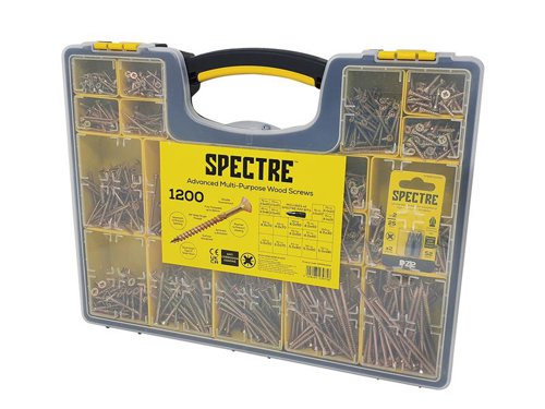 ForgeFix Spectre™ Wood Screw Site Organiser 1200 Piece