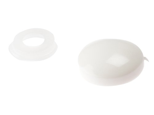 FORPDT0M ForgeFix Domed Cover Cap White No. 6-8 Bag 25