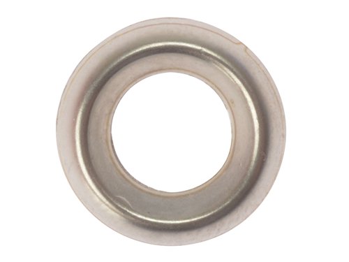FORSCW10NM ForgeFix Screw Cup Washers Solid Brass Nickel Plated No.10 Bag 200