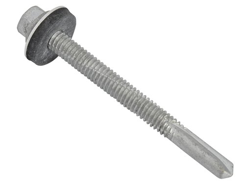 ForgeFix TechFast Hex Head Roofing Screw Self-Drill Heavy Section 5.5 x 60mm Pack 50