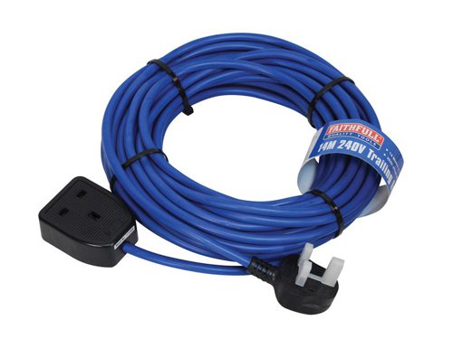 FPPTL14M Faithfull Power Plus Trailing Lead 240V 13A 1.5mm Cable 14m