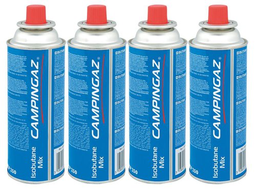 Campingaz® CP250 Isobutane Gas Cartridge 220g Pack of 4