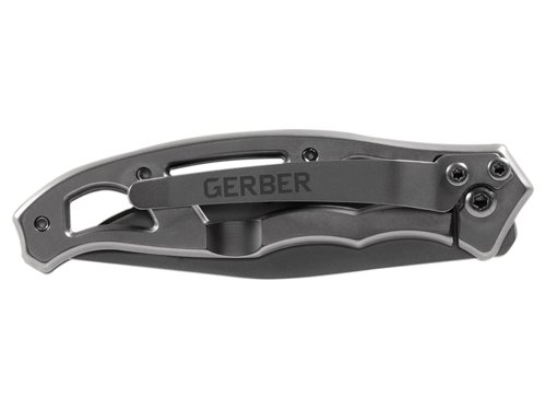 GER1013954 Gerber Paraframe Mini SS Folding Clip Knife - Fine Edge