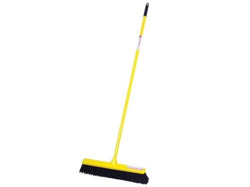 The Complete Gorilla Broom® has been designed with unique features to make your job easier. Fitted with an integrated scraper blade, makes removing ‘stuck bits’ even easier. The anti-clog channel cuts down flying dust for a clean sweeping action. The extra wide head means you can shift more with minimal effort.Ideal for use in wet environments, as the non-porous polymer head and bristles won't absorb any fluid. Excellent to use on various floor types: rubber, hard and decking. Made from UV and frost-resistant materials, meaning it can be kept outside all year without fading or cracking.1 x Red Gorilla Complete Gorilla Broom® Yellow 500mm (19.3/4in)