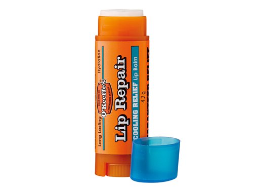 O'Keeffe's Lip Repair is a highly effective lip balm that heals, relieves and repairs extremely dry and cracked lips. It creates a flexible, multi-layer barrier that moves with your lips and keeps them moisturised for 8 hours. Absorbed quickly to provide soft, smooth lips.Apply to lips as needed. Stop use if irritation occurs. Protect this product from excessive heat and direct sun.Representative Photos: Two week usage period. Lip balm was applied according to package directions. Results may vary.1 x O'Keeffe's Lip Repair Lip Balm, Cooling Relief 4.2g