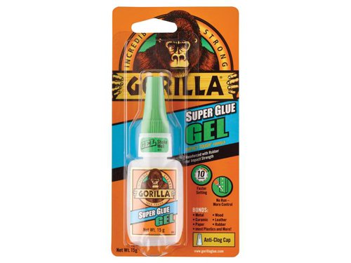 GRGSGG15 Gorilla Glue Gorilla Superglue Gel 15g