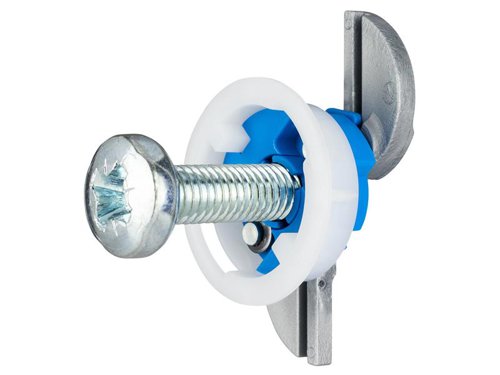 Gripit Plasterboard Fixings are designed for use with all types of plasterboard installation. The unique Gripit wings fold out in small cavity spaces to create a vice-like grip.Gripit Blue Fixings allow you to fix the heaviest of domestic heating boilers, TVs and kitchen cabinets to plasterboard walls. One Gripit Blue holds up to 113kg.Easy to install, you will require a 25mm drill bit. They are also removable and reusable. Each Gripit Blue is supplied with an M8 x 30mm bolt.This Pack of Gripit Blue Plasterboard Fixings contains:25 x Gripit Blue Fixings25 x Bolts M8 x 30mm