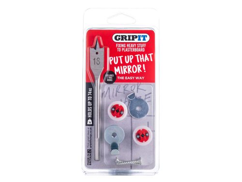 Gripit Mirror Kit, Clam Pack