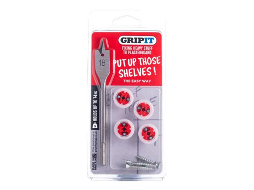 Gripit Shelf Kit Clam Pack