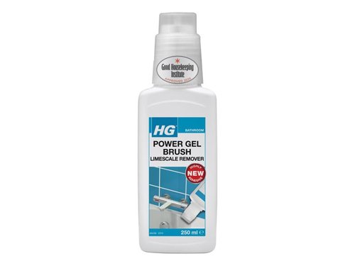 H G Power Gel Brush Limescale Remover 250ml