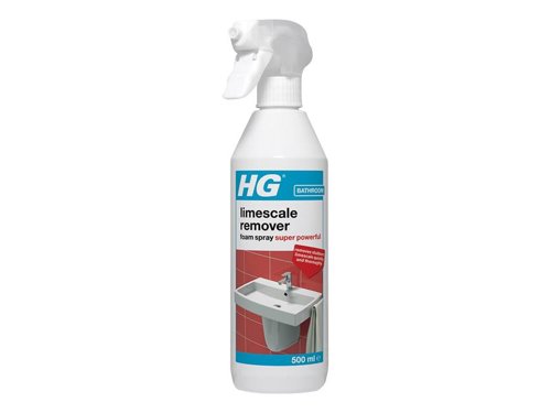 H G Limescale Remover Foam Spray Super Powerful 0.5L