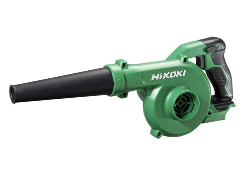 The HiKOKI RB18DC Blower comes with variable speed trigger and three air volume settings for total control. There is also a lock-on button for continuous use. Its optimized air duct structure provides the best in class air volume, allowing the user to get the job done more quickly.Bare Unit, NO battery or charger supplied.Specifications:Air Volume Flow (without nozzle): 0 - 3.5m3/min.Max. Air Velocity (with nozzle): 95m/s.Average Air Velocity (with nozzle): 78m/s.Overall Length: 490mm.