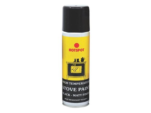 Hotspot Spray Stove Paint Matt Black 150ml