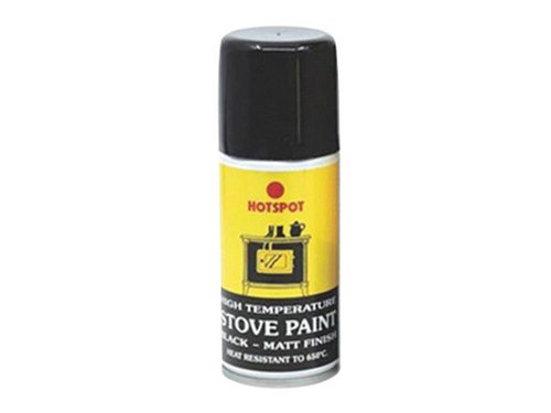 Hotspot Spray Stove Paint Matt Black 450ml