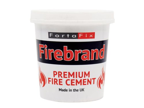 Hotspot Fortafix Fire Cement is a black, pliable adhesive with a putty-like consistency. Water-based, non-toxic and withstands heat up to 1,400°C (2,550°F). Specially formulated and recommended by leading industrial and domestic heating appliance manufacturers throughout the world. Ideal for patching and repairing.1 x Hotspot Fortafix Fire Cement 1kg