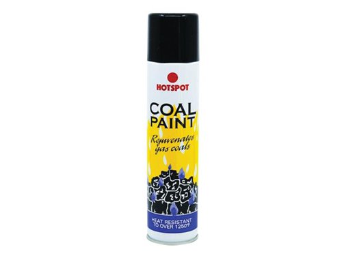 Hotspot Coal Paint is used to apply a decorative matt finish to ceramic gas fire coals.This solvent-based paint is suitable for use on new ceramic coals as well as for rejuvenating old ones. Colourfast up to 650°C and touch dry in 2-3 hours at room temperature.