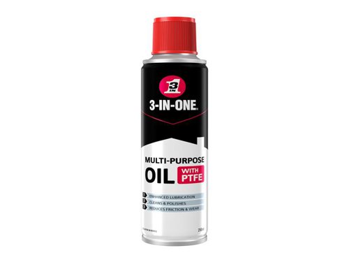 HOW31PTFE 3-IN-ONE® 3-IN-ONE® Original Multi-Purpose Oil Spray with PTFE 250ml
