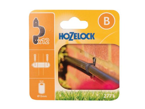 Hozelock 2771 Wall Clip 13mm (Pack 12)