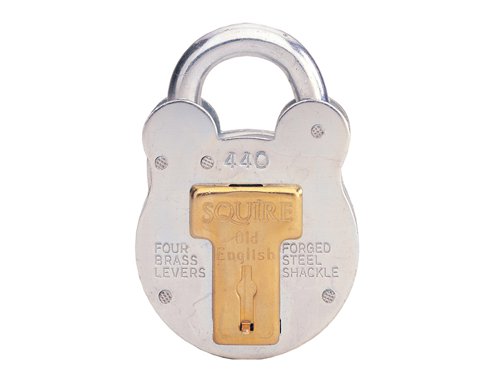 HSQ 440 Old English Padlock with Steel Case 51mm