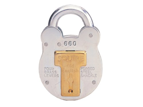 Squire 660KA Old English Padlock with Steel Case 64mm Keyed