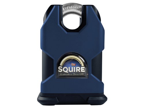 Squire SS80S Stronghold Solid Steel Padlock 80mm Closed Shackle CEN6 Boxed