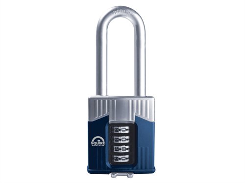 Squire Warrior High-Security Long Shackle Combination Padlock 55mm