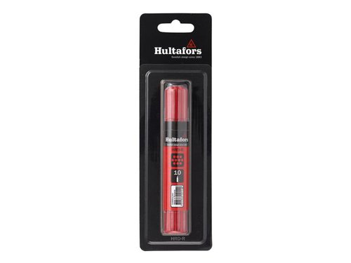 HUL650250 Hultafors Dry Marker Refill Red (10) Blister Pack