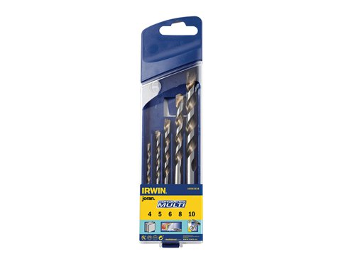 IRW10501938 IRWIN® Cordless Multi-Purpose Drill Bit Set, 5 Piece 4-10mm