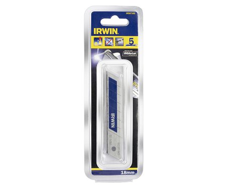 IRWIN® Bi-Metal Blue Snap-Off Blades (Pack 5)