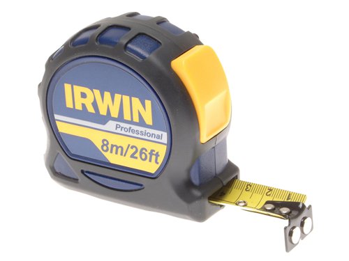 IRWIN® Professional Pocket Tape 8m/26ft (Width 25mm) Carded
