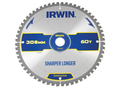 IRW Construction Mitre Circular Saw Blade 305 x 30mm x 60T ATB/Neg