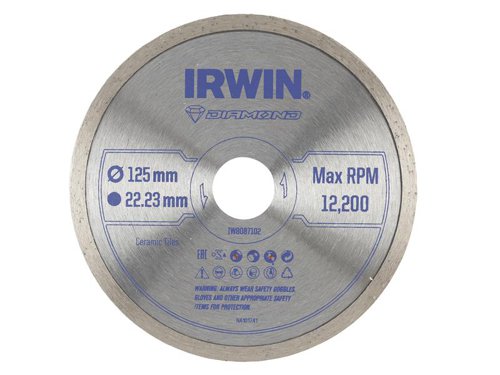 IRWIN® Continuous Rim Diamond Blade 125 x 22.23mm
