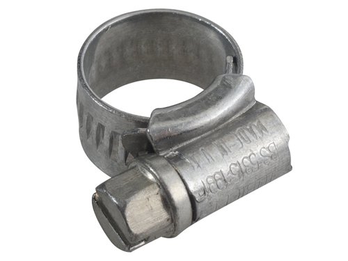 JUB 000 Zinc Protected Hose Clip 9.5 - 12mm (3/8 - 1/2in)