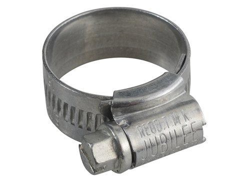 JUB 0X Zinc Protected Hose Clip 18 - 25mm (3/4 - 1in)
