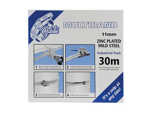 Jubilee® Multiband Mild Steel 11mm 30m Pack